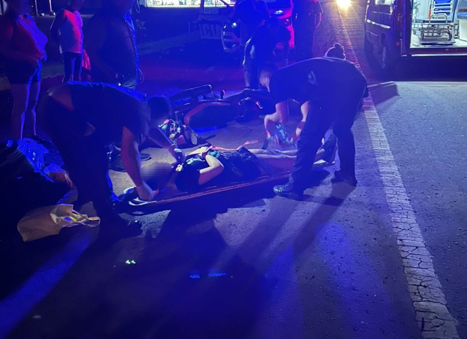 choque moto-peatones