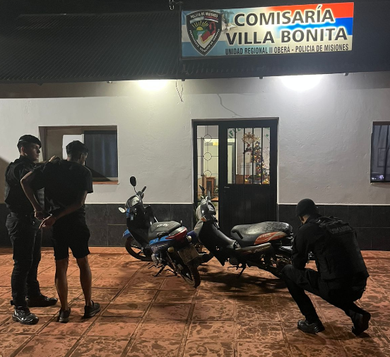 Tres detenidos y elementos recuperados en Villa Bonita y Campo Viera 2 4 - detenidos 1 - 3