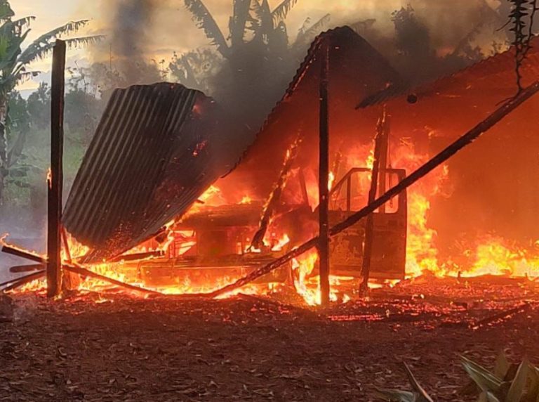 Incendio destruyó un galpón y una camioneta en Dos Arroyos