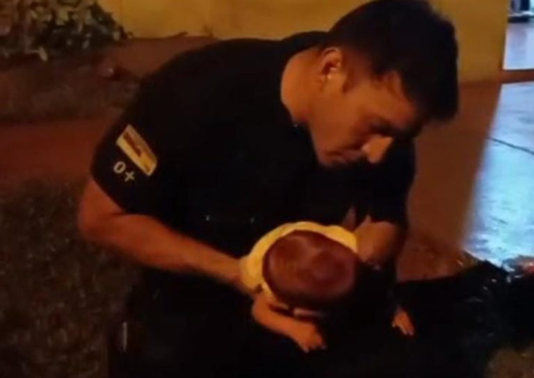 Aplicaron maniobras de Heimlich y salvaron a un bebé que se estaba ahogando en Alem