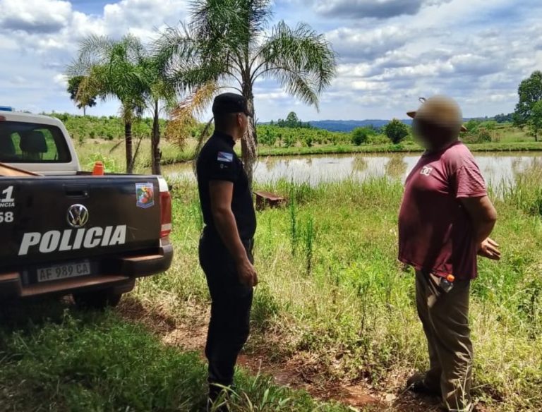 Investigan la muerte de un hombre que se habría ahogado en un tajamar de Campo Ramón