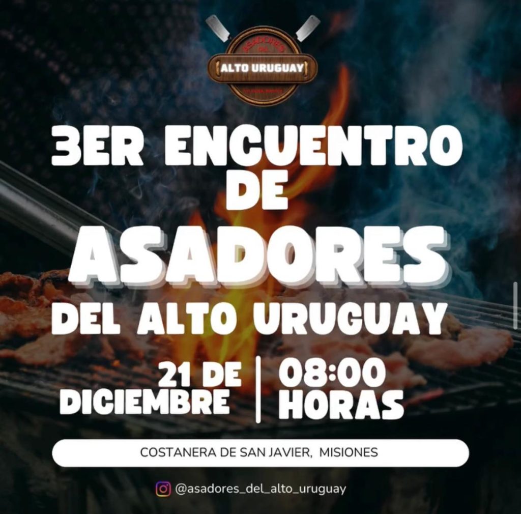 San Javier ya palpita el 3° Encuentro de Asadores del Alto Uruguay 2 4 - san javier asadores 2 - 3