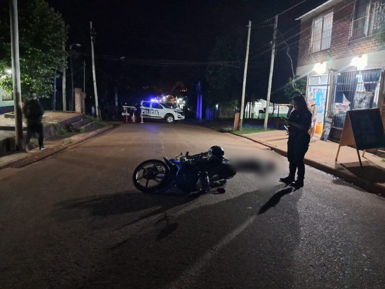 Candelaria: motociclista despistó tras esquivar a un perro y fue hospitalizado