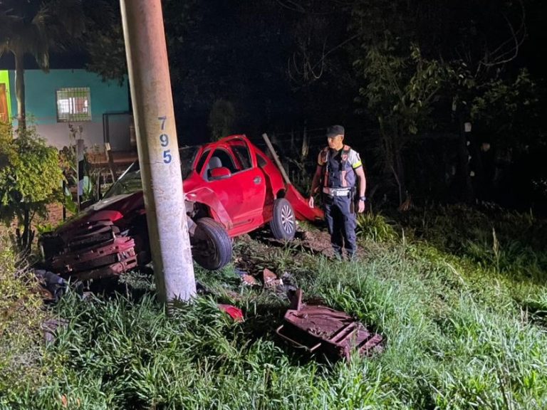 Una mujer fue hospitalizada en Andresito tras despistar con su vehículo