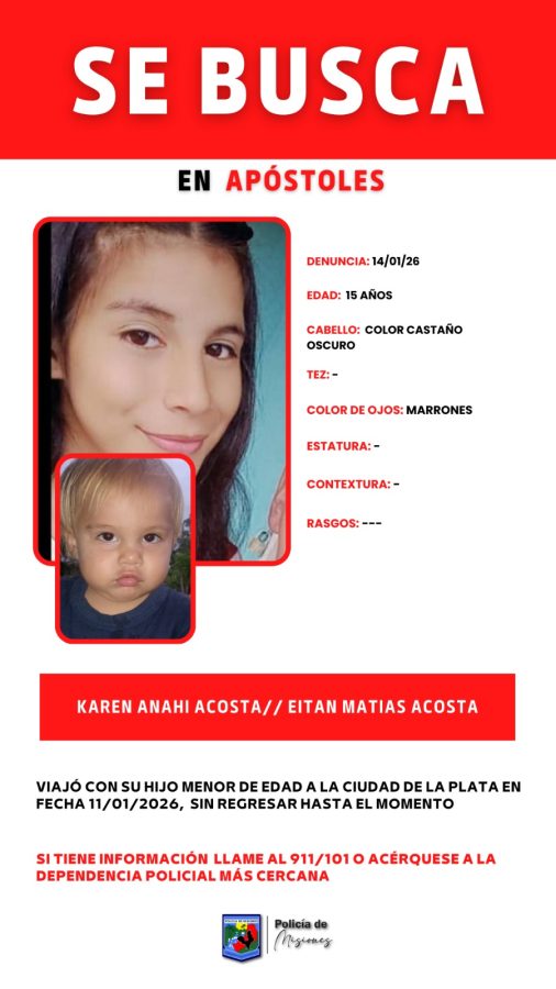 Aparecieron en Buenos Aires la menor y su hijo desaparecidos en Azara - 1