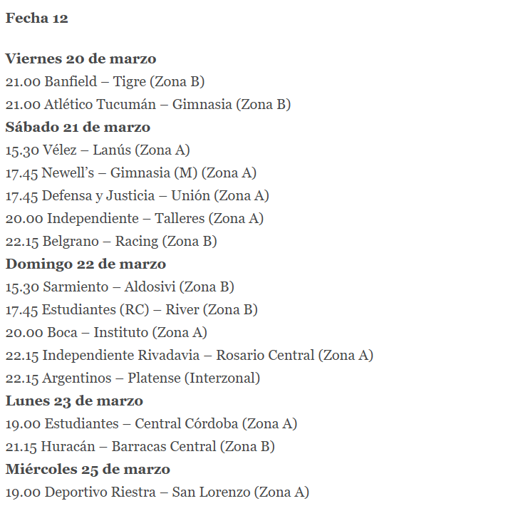 Confirman el fixture de las primeras 12 fechas del Torneo Apertura 2026 12 24 - Confirman el fixture de las primeras 12 fechas del Torneo Apertura 2026 14 - 23