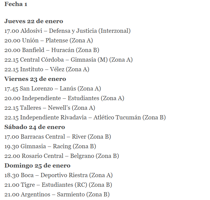 Confirman el fixture de las primeras 12 fechas del Torneo Apertura 2026 1 2 - Confirman el fixture de las primeras 12 fechas del Torneo Apertura 2026 3 - 1