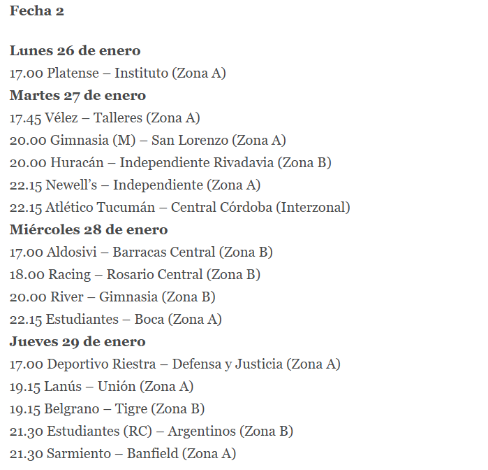 Confirman el fixture de las primeras 12 fechas del Torneo Apertura 2026 2 4 - Confirman el fixture de las primeras 12 fechas del Torneo Apertura 2026 4 - 3