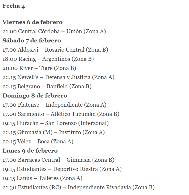Confirman el fixture de las primeras 12 fechas del Torneo Apertura 2026 4 8 - Confirman el fixture de las primeras 12 fechas del Torneo Apertura 2026 6 - 7