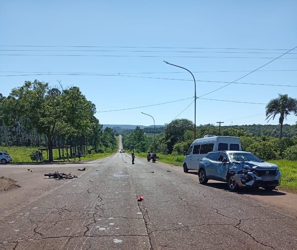 Dos motociclistas con lesiones graves tras un siniestro vial en Ruiz de ...
