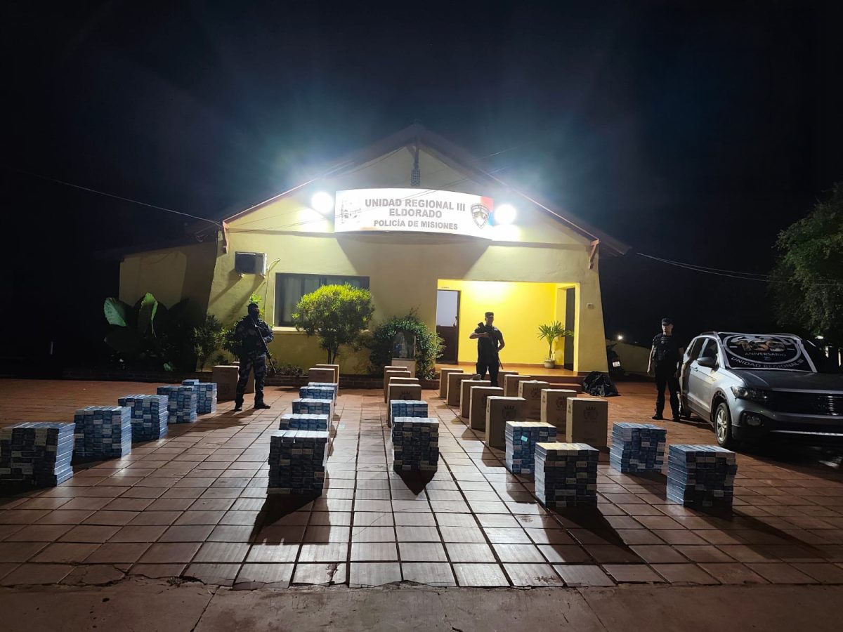 Incautaron cigarrillos de contrabando valuados en 17 millones en Eldorado 1 - 3