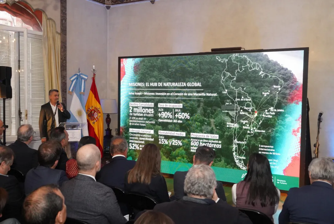 Misiones presento en Madrid dos proyectos turisticos clave para atraer inversiones en Iguazu - 1