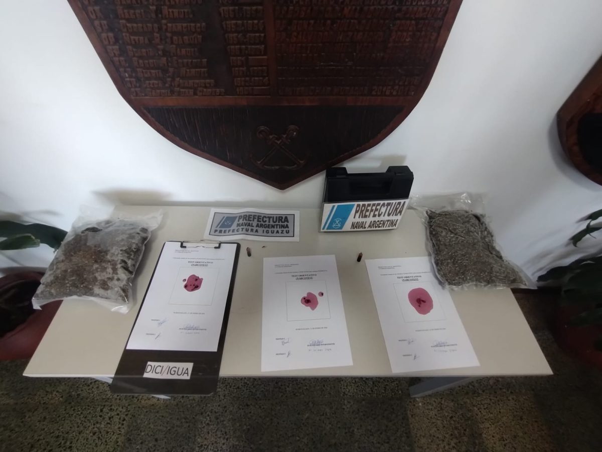 Secuestran marihuana valuada en 396 millones en un operativo en Iguazu 2 - 1