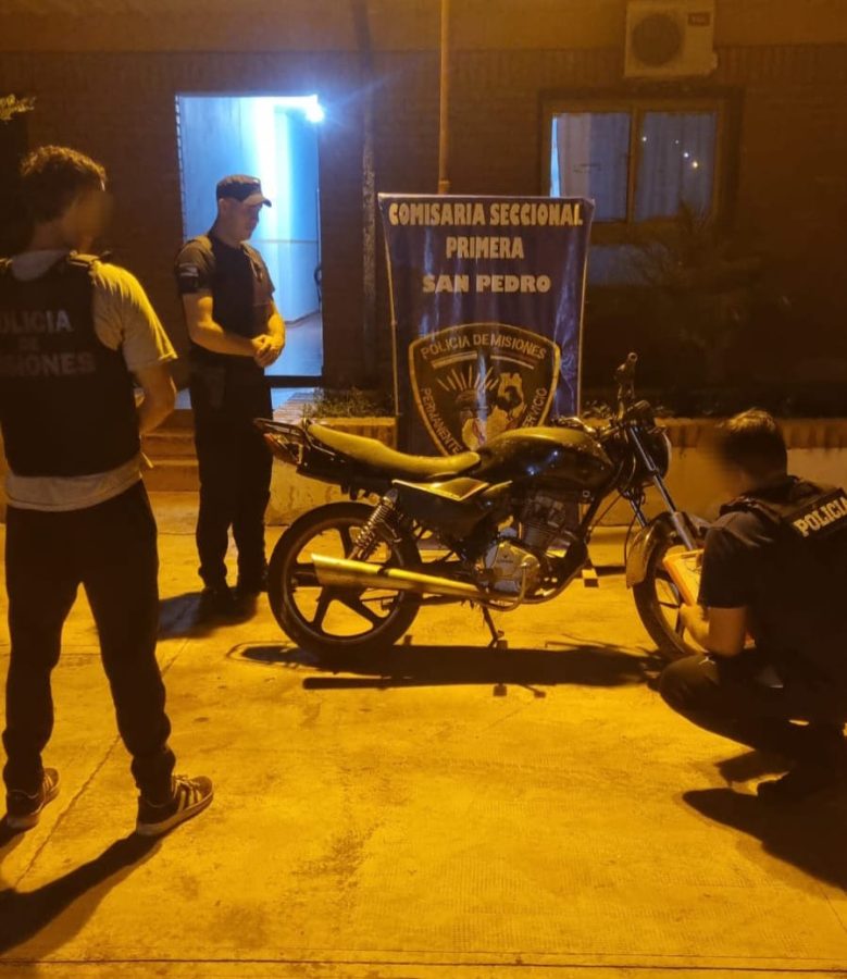 Un detenido y motos robadas recuperadas tras operativos en San Pedro y Campo Viera 1 - 1