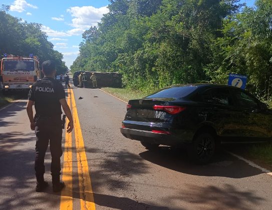Choque en Iguazú dejó como saldo varios heridos