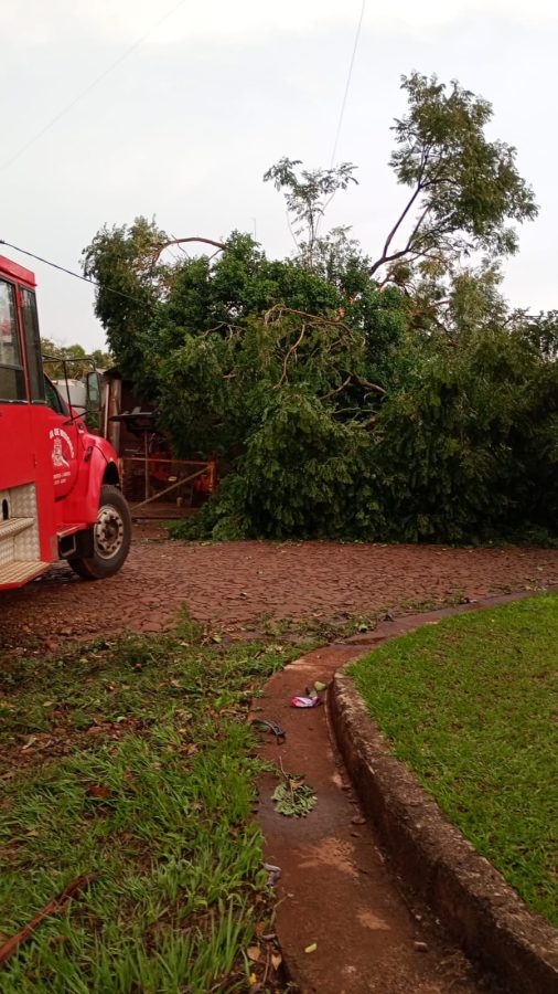 La Policia asistio a distintas localidades misioneras afectadas por el temporal 3 - 9