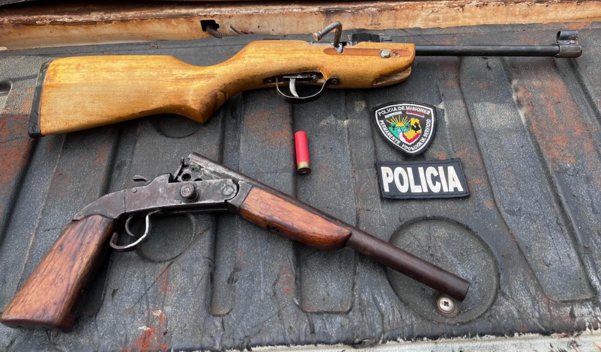 Amenazo a su ex pareja en Pozo Azul fue detenido y le incautaron dos armas de fuego 1 - 1