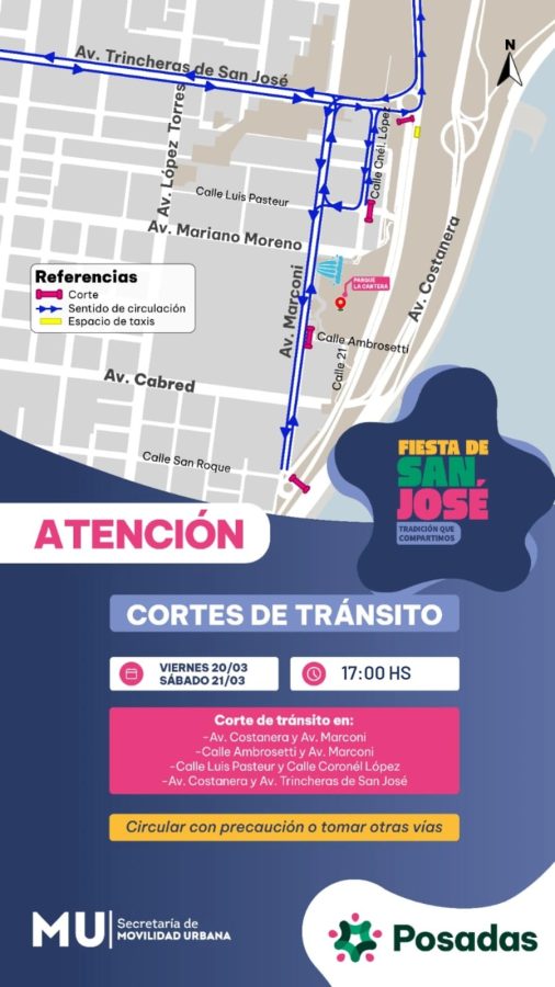 Posadas celebra este viernes la Fiesta de San Jose con Patricia Sosa y una grilla variada - 3