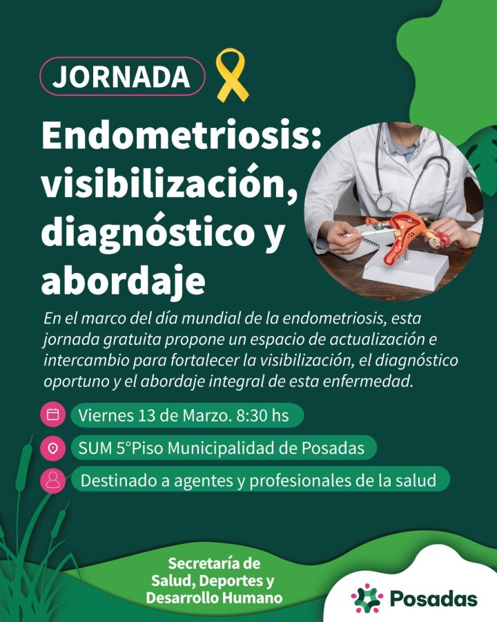 Posadas realizara una jornada gratuita sobre endometriosis para profesionales de la salud 1 - 1