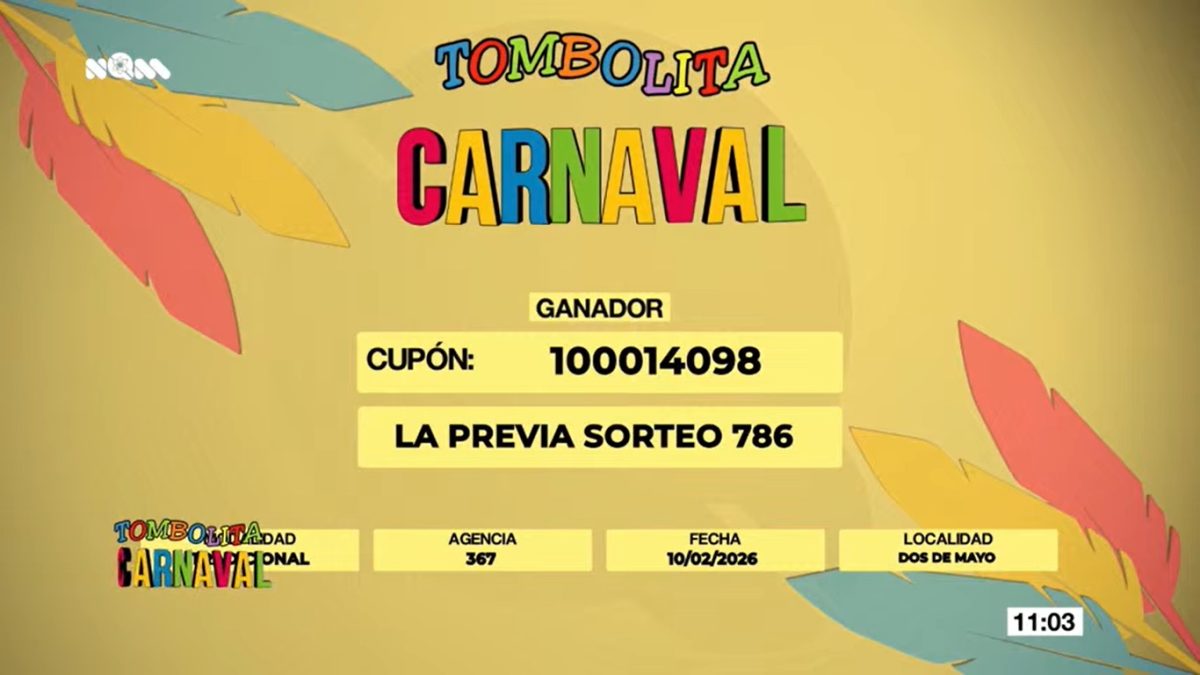 La Tombolita Carnaval llevará a un apostador de Dos de Mayo a vacacionar en Río de Janeiro 1 2 - Tombolita Carnaval viaje a Rio marzo 2026 - 1
