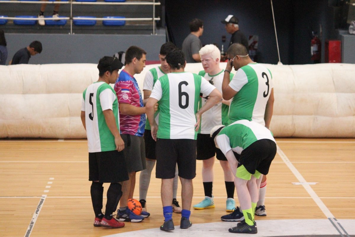 El equipo de fútbol para personas con discapacidad visual de Posadas jugó su primer amistoso internacional 2 4 - futbol discapacidad 4 - 3