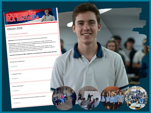 jueces en la escuela