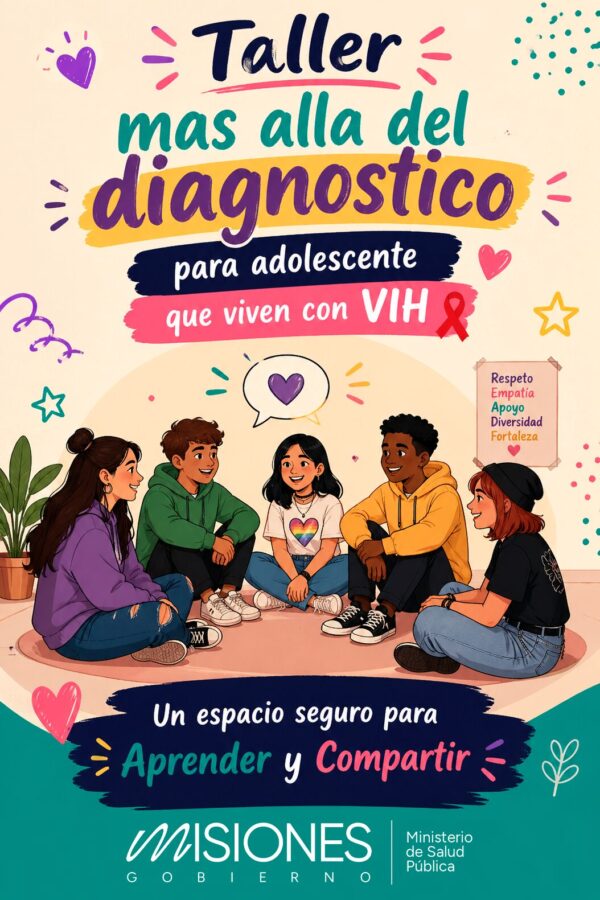 Mas alla del diagnostico lanzan en Misiones un taller para adolescentes que viven con VIH - 1