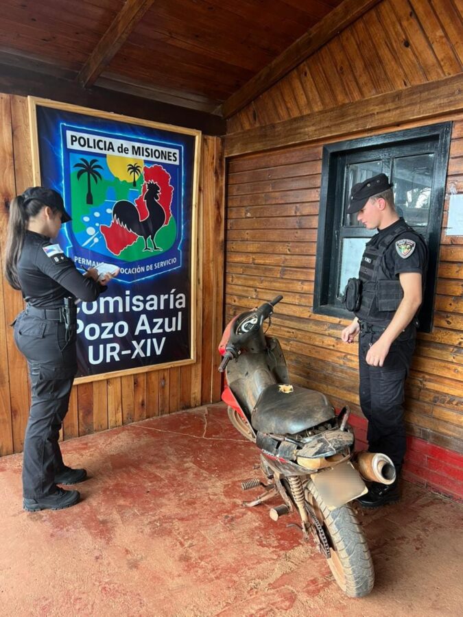 Recuperan moto robada y secuestran otros cuatro rodados en Pozo Azul 3 6 - Recuperan moto robada con camaras lectoras de patentes y secuestran otros cuatro rodados en Pozo Azul 4 - 5