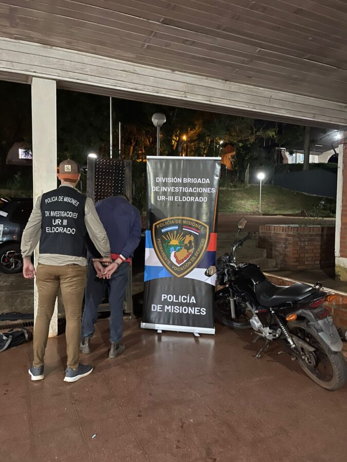 Tenia mas de 20 causas volvio a delinquir y termino detenido en Eldorado 3 - 1