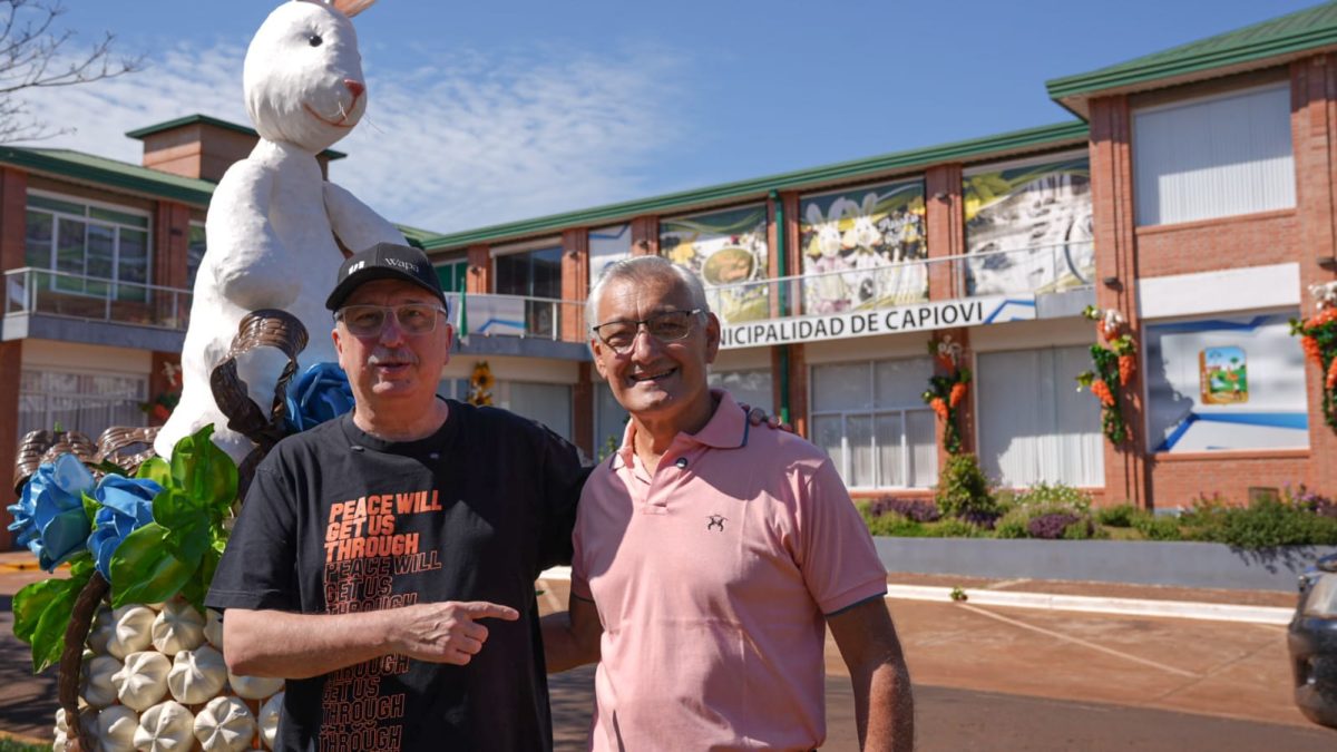 Capioví, epicentro de Pascua: Passalacqua resaltó el modelo comunitario 12 24 - passalacqua en capiovi 12 - 23