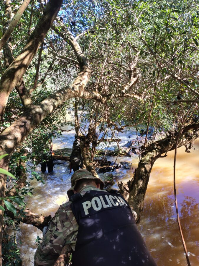 Desmantelan trampas ilegales para pesca en arroyos de Ruiz de Montoya 5 10 - trampas 5 - 9