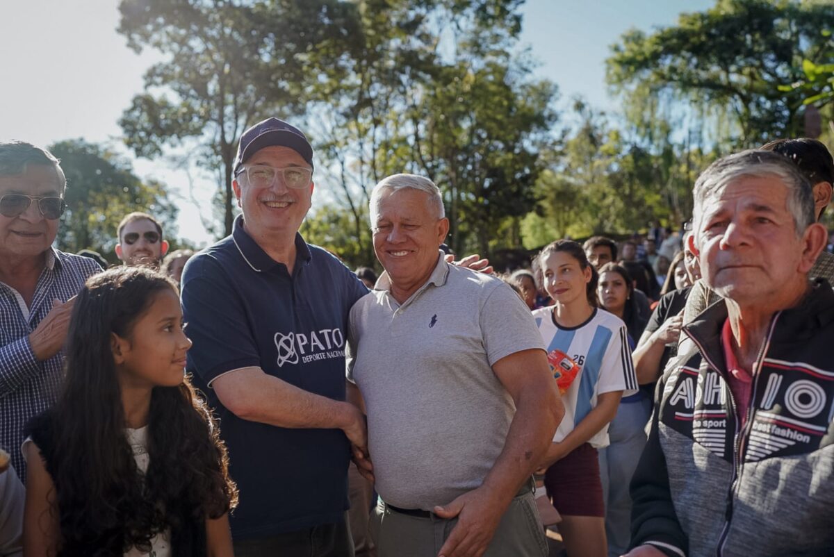 Passalacqua llamo a la unidad en la inauguracion de un nuevo puente urbano en Bernardo de Irigoyen 2 - 1