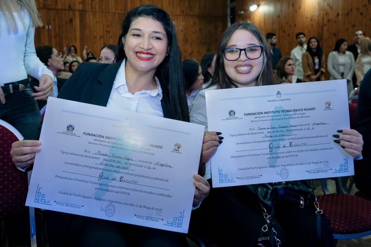 El ITEC Iguazú celebró una nueva colación y Passalacqua resaltó el valor de la educación técnica 7 14 - itec 4 - 13