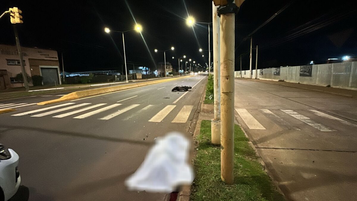 motociclista muerto