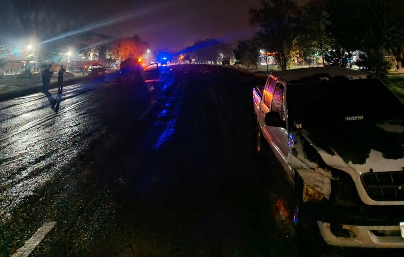Camioneta se incendió tras un choque en Wanda: hay tres personas lesionadas 1 2 - siniestro vial camioneta 2 - 1