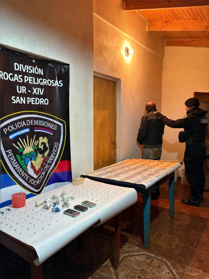 Allanamiento permitio desbaratar un kiosco narco y secuestrar mas de 150 dosis de cocaina en San Pedro 13 - 1