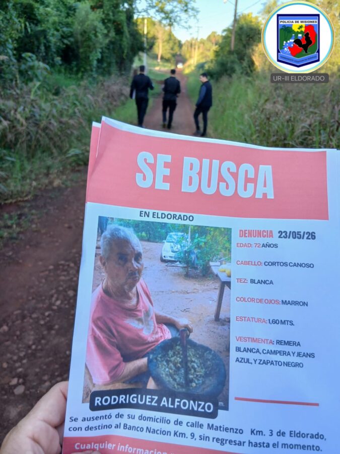 Amplían el radio de búsqueda de Alfonso Rodríguez en Eldorado tras once días sin novedades 1 2 - Amplian el radio de busqueda de Alfonso Rodriguez en Eldorado tras once dias sin novedades 6 - 1