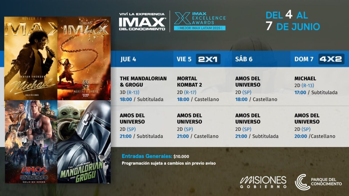 Cartelera Master 4 7 - 1