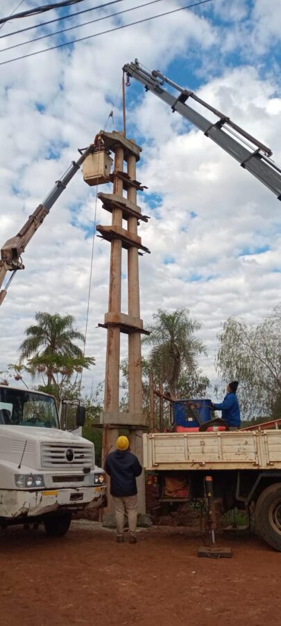 Avanza la renovación de la línea troncal que abastece a Andresito y fortalecerá el servicio eléctrico en el norte misionero 3 6 - ENERGIA DE MISIONES trabajos 3 - 5