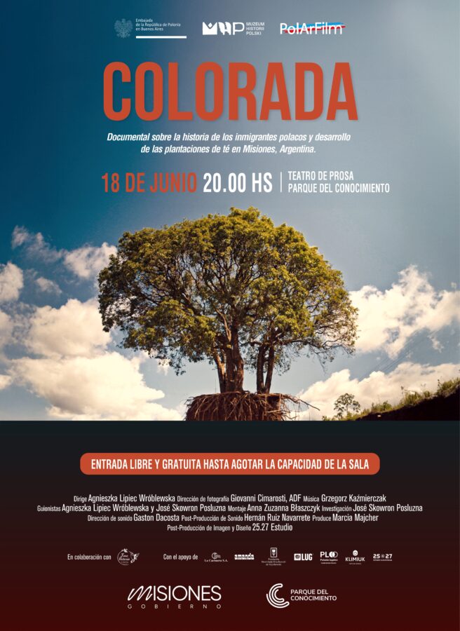 Colorada, la memoria polaca en Misiones llega al Teatro de Prosa del Parque del Conocimiento 1 2 - Flyer Colorada - 1