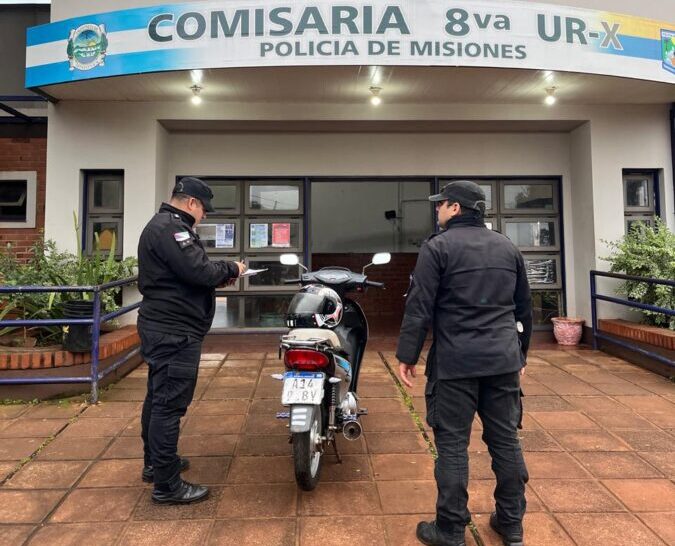 MOTO SECUESTRADA