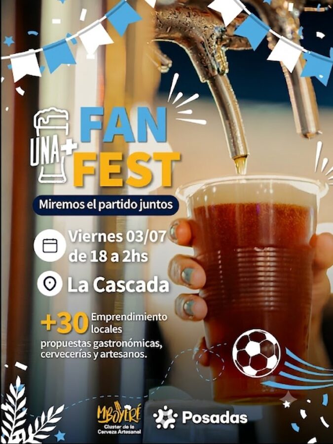 Se suspendió el Fan Fest mundialista en Posadas por alerta meteorológica y se reprograma para el 3 de julio 1 2 - Se suspendio el Fan Fest mundialista en Posadas por alerta meteorologica y se reprograma para el 3 de julio - 1