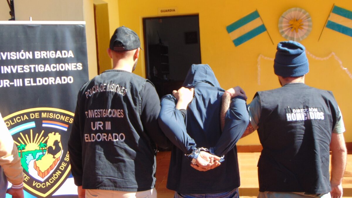 Detuvieron al principal sospechoso por la muerte de Dulce María Candia en Eldorado 1 2 - detenido 2 - 1