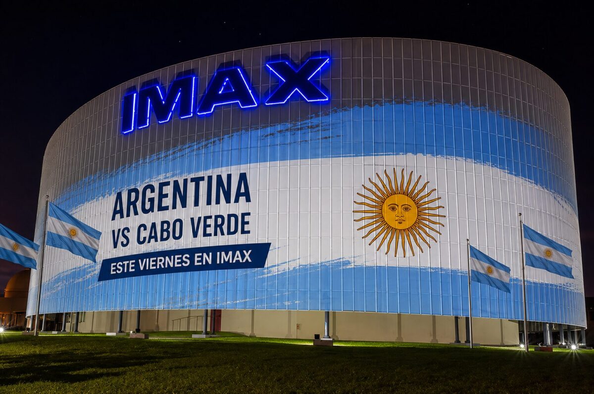 El Imax proyectará el partido de Argentina y Cabo Verde este viernes