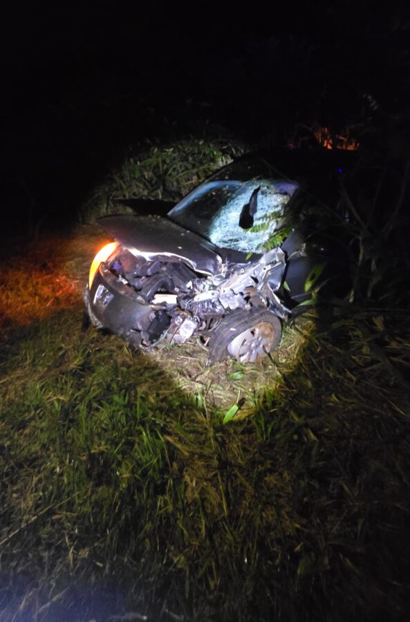 Jardín América: un motociclista falleció tras un violento choque con un automóvil sobre Ruta 12 1 2 - motociclista muert jardin america 2 - 1
