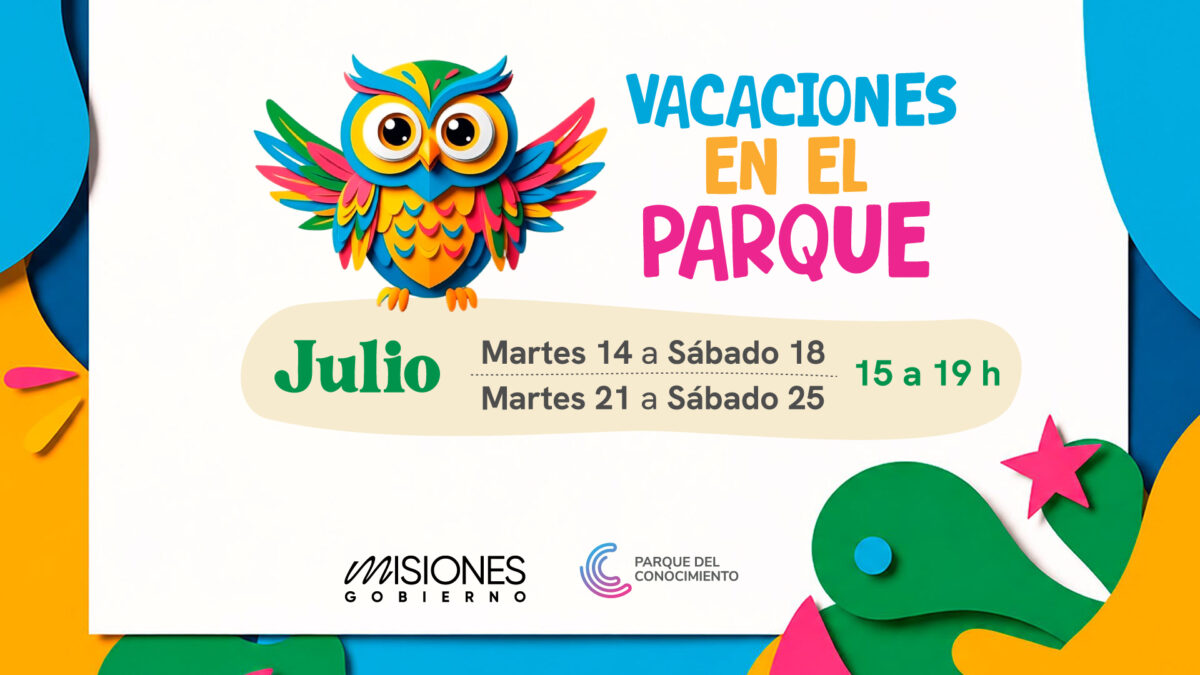 Continúan las Vacaciones en el Parque del Conocimiento con espectáculos, talleres y propuestas para toda la familia 1 2 - Continuan las Vacaciones en el Parque con espectaculos talleres y propuestas para toda la familia - 1