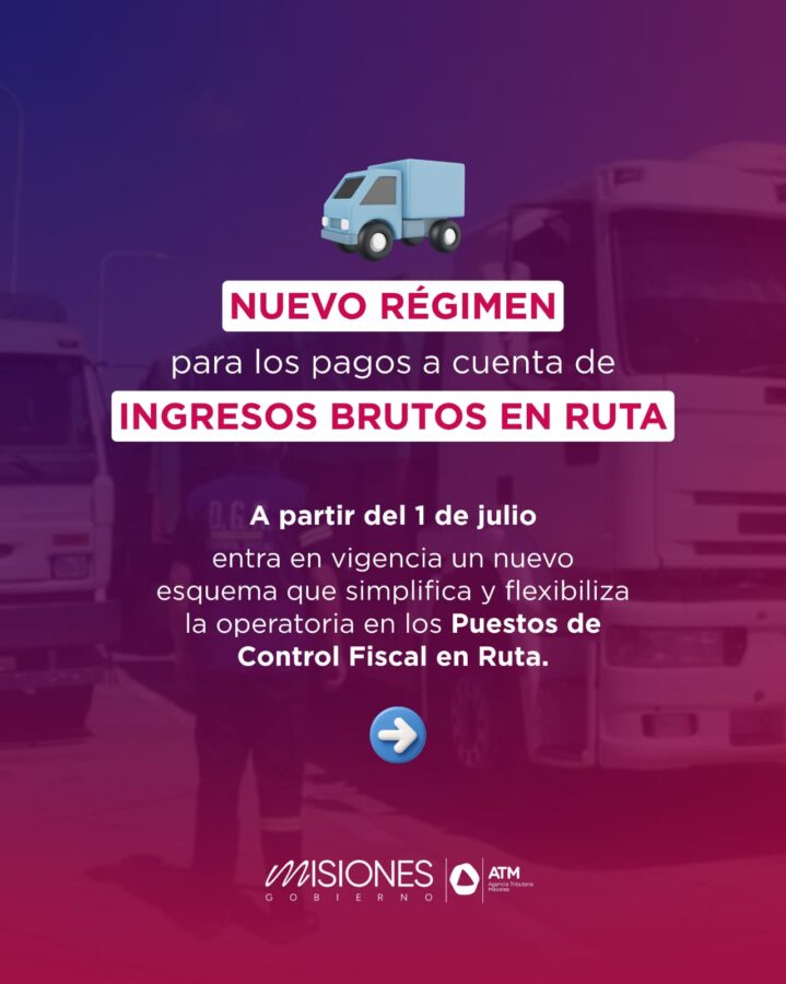 Entró en vigencia la eliminación de la aduana paralela en Misiones 1 2 - Desde hoy rige la eliminacion del pago a cuenta de Ingresos Brutos en las rutas de Misiones 1 - 1