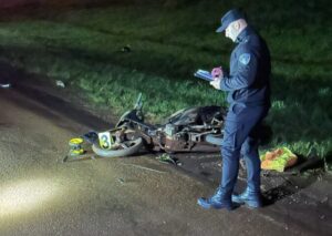 motociclista atropellado