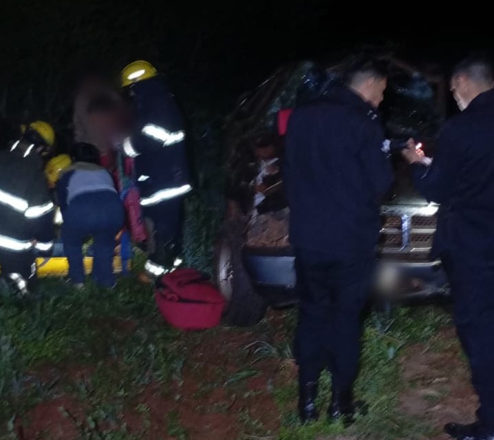Automovilista despistó sobre la ruta provincial 19 y terminó hospitalizado