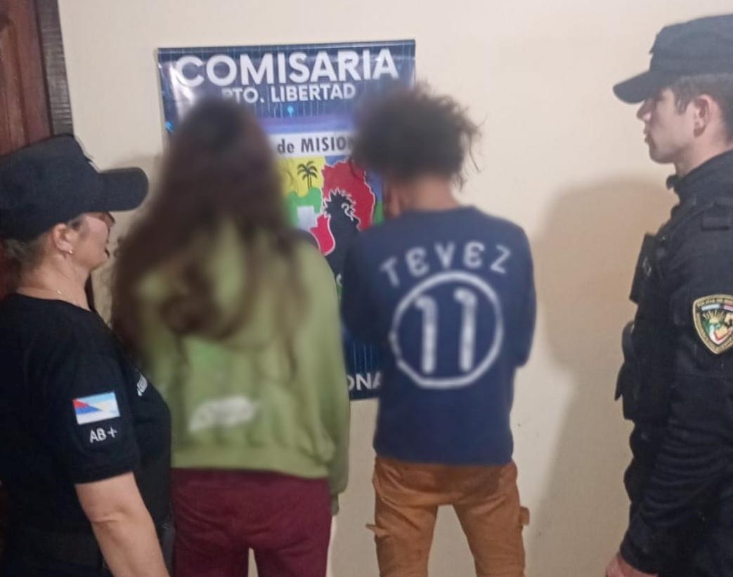 Detuvieron a una pareja acusada de lesionar a un hombre de 66 años para robarle en Puerto Libertad